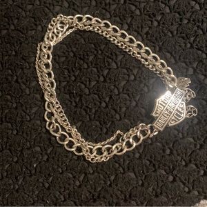 Harley Davidson Silver Chain Belt